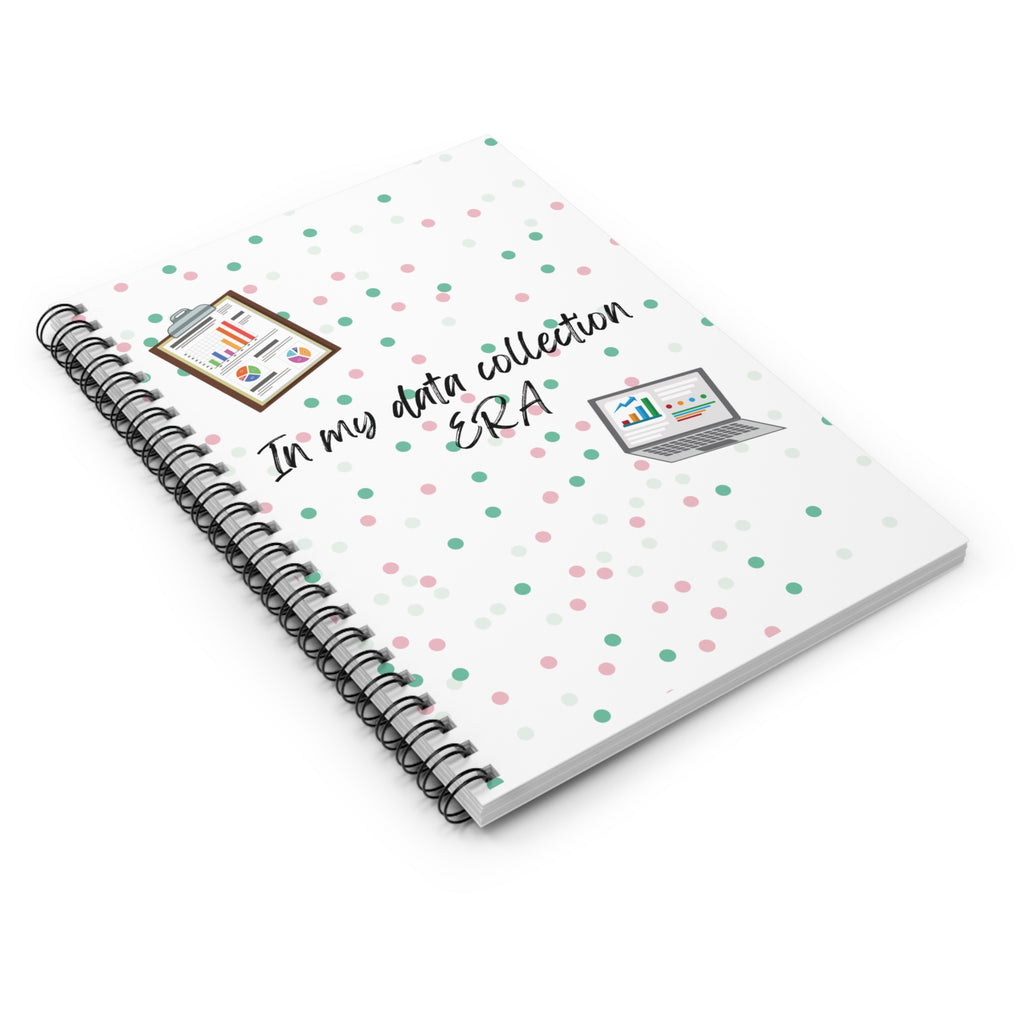 Data Collection Notebook — "In My Data Collection Era" Spiral Journal