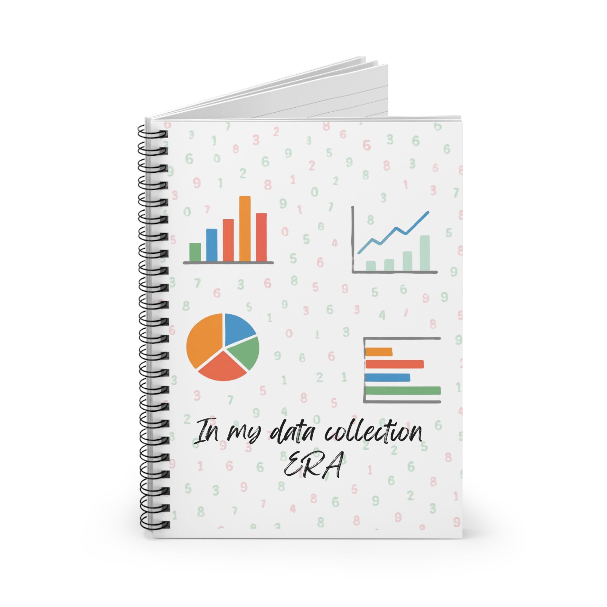 Data Analytics Spiral Notebook — "In My Data Collection Era" Ruled Journal