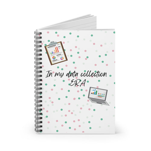 Data Collection Notebook — "In My Data Collection Era" Spiral Journal